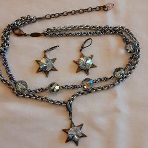 Sabika necklace and earrings set